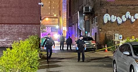 Young man shot downtown; police searching for gunman